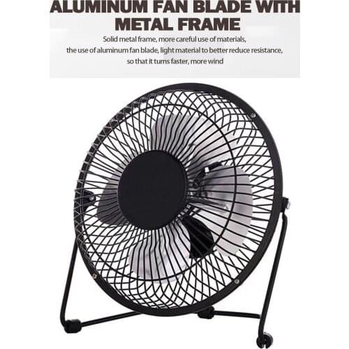 2021 New Desktop Wrought Iron Mute Fresh Air Portable Usb Charging Fan Cooler Outdoor Travel Hand Fan For Home Office Dorm#g4