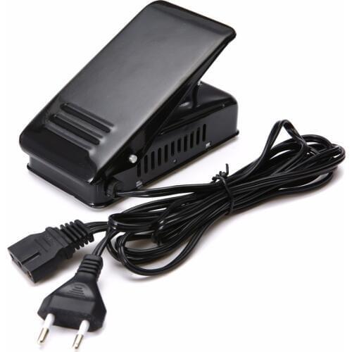 220V 120W Home Sewing Machine Motor 6000rmp High Power Sewing Motor Foot Pedal Controller Speed Pedal Black