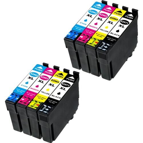 2BK+2C+2M+2Y Compatible Ink Cartridge For EPSON T2971 T2962 T2963 T2964 XP-231 XP-431 XP-241 XP-441 Printer