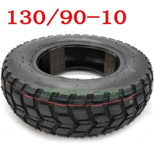 6P. R Size 130 / 90-10 Inch Tubeless Vacuum Tire For Electric Motorcycle Scooter 10 Inch Wheel Accessories