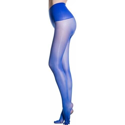 8D Sexy Tights Women Panty Five Tops Transparent Seamless Pantyhose Oil Shiny Medias Mujer Slip Lingerie Crotchless Sheer Tayt