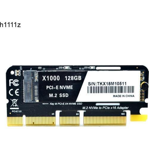 PCIE to M2 Adapter M.2 NVME Adapter SSD M2 M.2 PCIE Adapter PCIE3.0 X16 Riser Card M Key for PCI Express 3.0 X4 2230-2280 M2 SSD