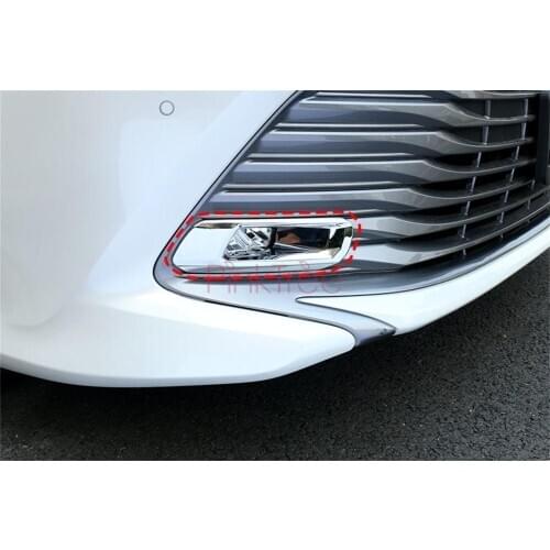 Accessories For Toyota Camry 2018 Side Wing Front Fog Lamp Cover Light Trim Car Styling