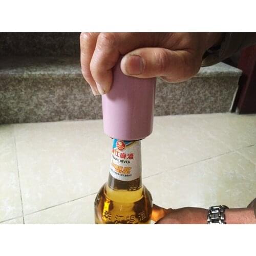 Automatic Beer Bottle Opener Creative Stainless Steel Beverage Bottles Wine Openers Jar OpenerKitchen Gadgets Bar Supplies