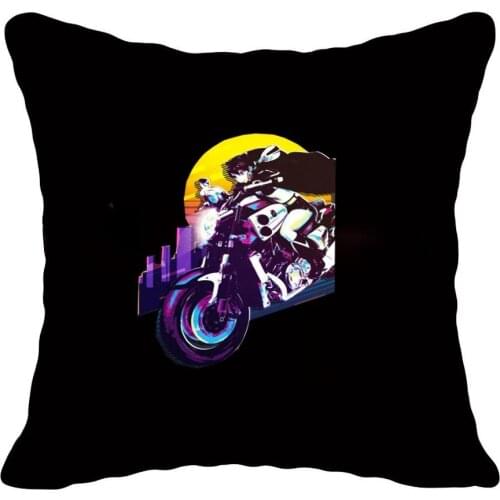 Anime Black Rock Shooter Pillow Case Custom Print Cartoon Cosplay Cushion Cover Sofa Home decoration cute Pillow case 45*45cm