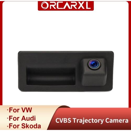CVBS Canbus Dynamic Trajectory Rearview Camera for VW MIB Radio Navigation Waterproof Night Version Reverse Camera for Stereo