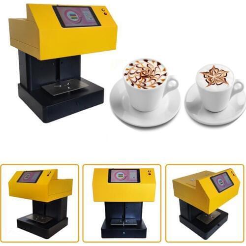 Coffee Latte Drawing Machine 220V Coffee Latte Art Maker Edible Intelligent Automatic Milk Cap Milk Foam Printer Equipment