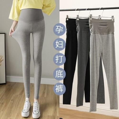 New Pregnant Seamless leggings Summer Autumn Thin Skinny Pants Fashion High Elastic Wear Yoga Trousers