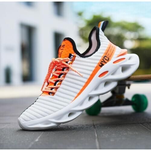 Large Size Lightweight Mens Summer Sports Shoes Women Sneakers Run Male White Sneakers for Men Sport Shoes for Man Gym GME-0013
