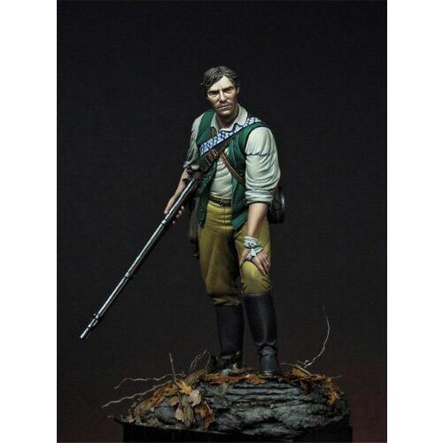 1/24 Scale 75MM American Civil War Militia Unpainted Resin Model Kit Figure Free Shipping