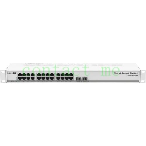 Mikrotik 10G optical fiber SFP switch CSS326-24G-2S+RM CRS326-24G-2S+RM, transmission speed: 10Mbps 100Mbps 1000Mbps 10000Mbps