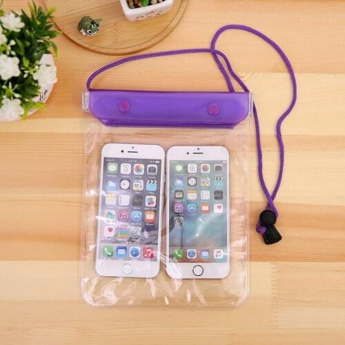 High Capacity PVC Transparent Surfing Bags Mobile Phone Cosmetic Waterproof Pack Outdoor Beach Swimming Boating Dry Bag