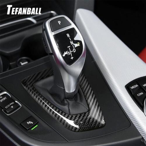 Car Styling Gear Shift Panel Covers Trim Console Decoration Strip Stickers for BMW F20 F30 F31 F34 Auto Interior Accessories