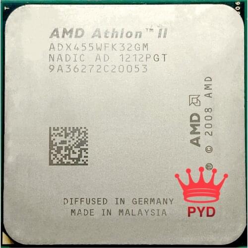 AMD Athlon II X3 455 3.3GHz Three Core CPU Processor ADX455WFK32GM Socke AM3 938pin CPU