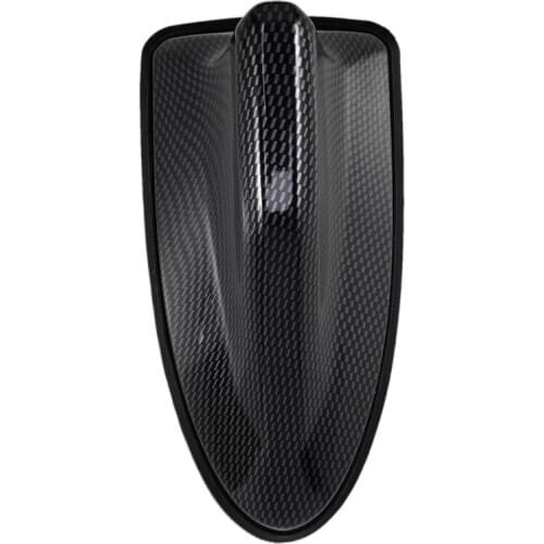 Carbon Fiber Bottom Waterproof Car SUV Shark Fin Roof Antenna Radio AM/FM Signal Aerial