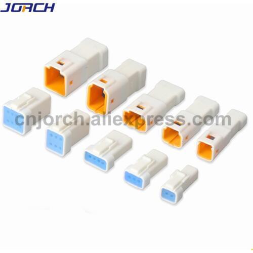 1set Mini car JWPF Series 2/3/4/6/8pin Male female Automotive connector waterproof housing plug JST06R-JWPF-VSLE