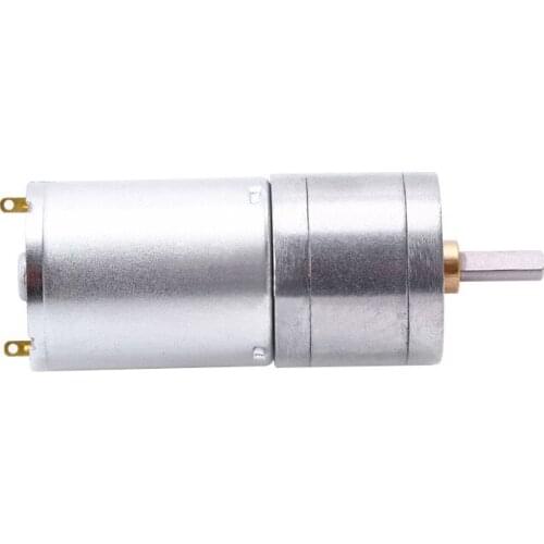 10 PCS JGA25-370 Geared DC motor 6V 12V electric gear motor high torque 5/10/15/30/60/100/150/200/300/400/500/1000/1200 rpm