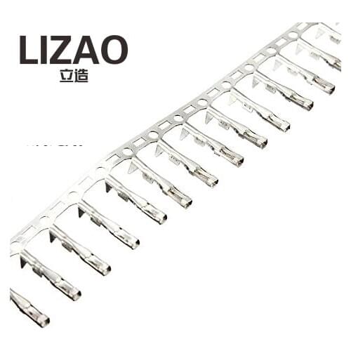 100PCS 2.54mm Dupont Jumper Wire Cable Housing Female Pin Connector Terminal