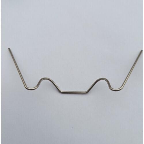 304 Stainless Steel Glazing Clips (25 pcs), W-Wire use Fittings for Aluminium Greenhouse - Silver