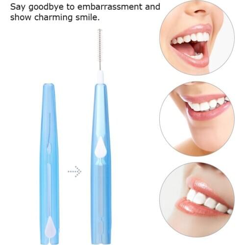 60pcs Interdental Brush Dental Floss Teeth Cleaning Brush Dental Oral Care Tools Toothpick Teeth Flosser Tooth Clean
