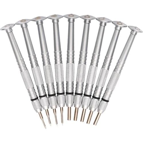 9pcs/set Newest Glasses ScrewdriverTool Repair Adjust Eyeglasses Watches Mobile Phone Small Screws Driver Eyewear Accessories
