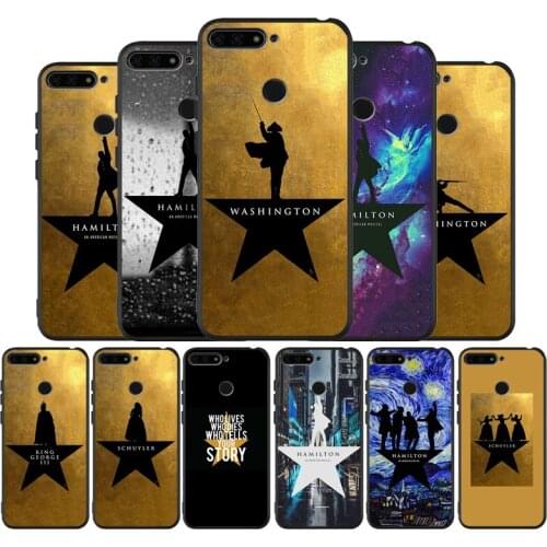 Hamilton black Silicone Phone Case For honor 20 Pro 8 8X 9 10 20 Lite for Mate 10 30 Lite Pro cover