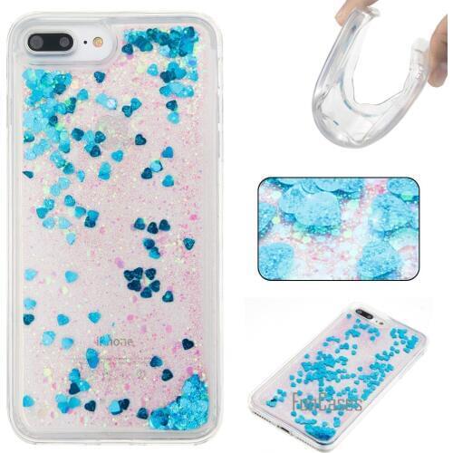 Dynamic Liquid Quicksand Case for fundas iPhone 7 Plus Case for coque iPhone 7 Plus Case 5.5 inch Quicksand Case