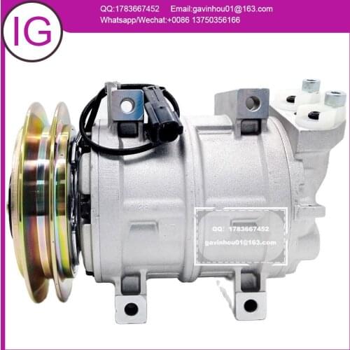 DKS15D Air Conditioner Compressor For Hitachi Crane 4456130 506211-7980 506011-9910 137mm 24V