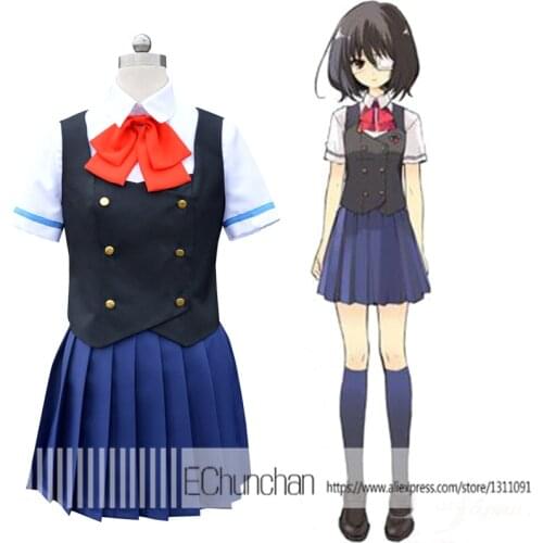 Another Misaki Mei Akazawa Izumi costume anime cosplay girls japanese school uniform skirt