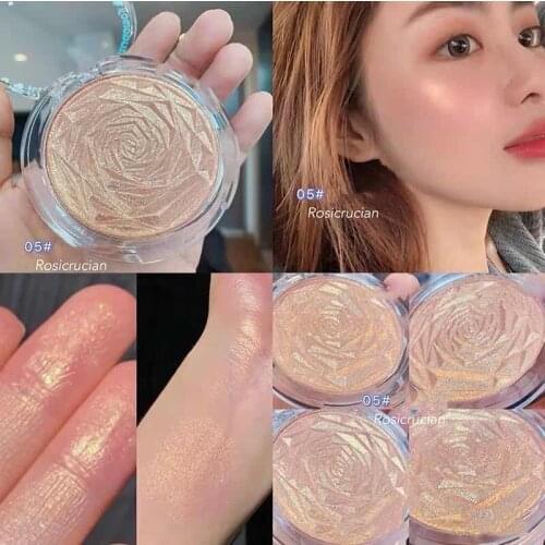 New 6 Color Highlighter Powder Glitter Palette Makeup Glow Face Contour Shimmer Illuminator Highlight Cosmetics Wholesale