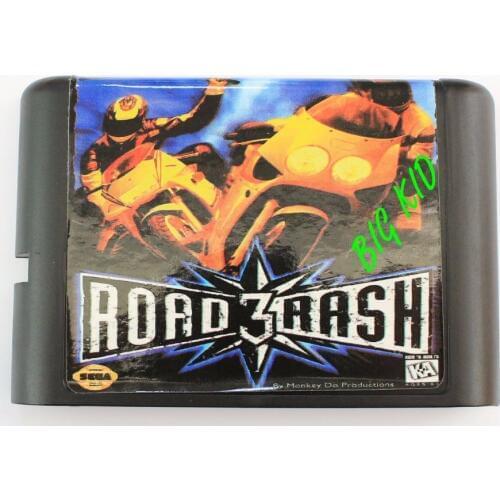 Road Rash 3 16 bit SEGA MD Game Card For Sega Mega Drive For Genesis