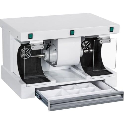 Dental Laboratory Polishing Compact Unit with Dust Vollecotor Hole Dental Lab Equipment