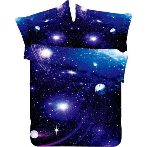 Star Moon Bedding set Cal King size queen full double fitted sheets sheet quilt duvet cover bed in a bag bedspread linen 6pcs