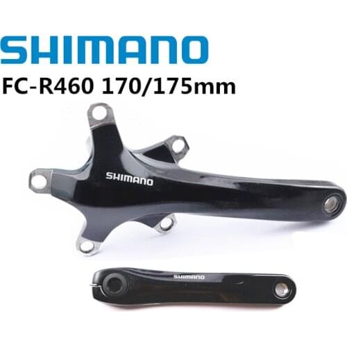 Shimano R460 Crank 170mm 175mm 110BCD 2x10 Speed R460 Crank Bottom Bracket RS500 For Road Bike Bicycle Crankset