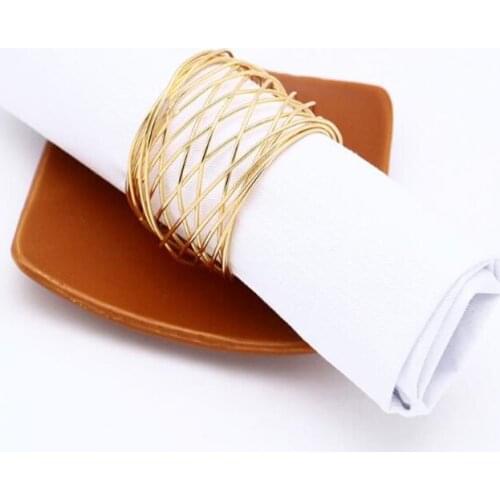 Round Ring Buckle Napkin Ring Hotel Wedding Table Napkin Buckle Hotel Sample Napkin Rack Holder Table Decoration