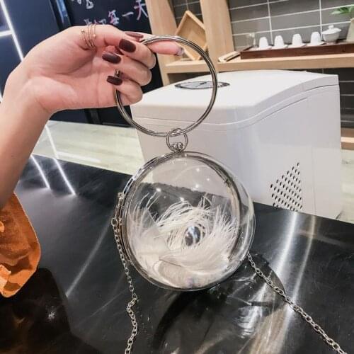 Round Totes Money Purse Phone Key Bags