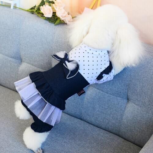 Summer Dress For Dog Pet Dog Clothes Wedding Dress Puppy Clothing Spring Fashion Dress Pet Clothes CW0331