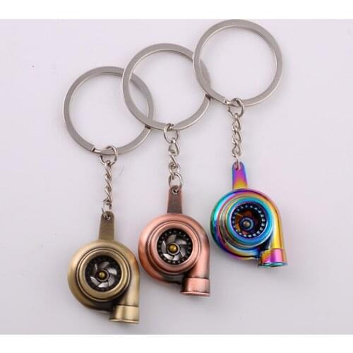 Mini Turbo Turbocharger Keychain Spinning Turbine Key Chain Ring Keyring 100% Brand new never used or installed