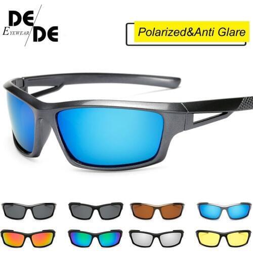 Polarized Night Driving Glasses For Men High Quality Anti Glare Safety Night Vision Square Sunglasses Eyewears Gafas De Sol