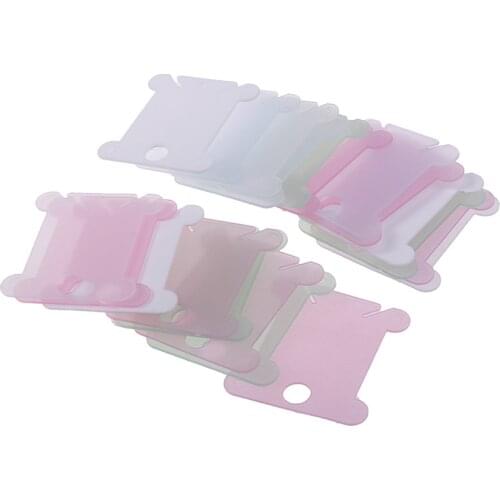 20/50/100pcs Embroidery Thread holder Floss Craft Bobbin Cross Stitch Storage Holder Plastic Sewing Thread Board Card