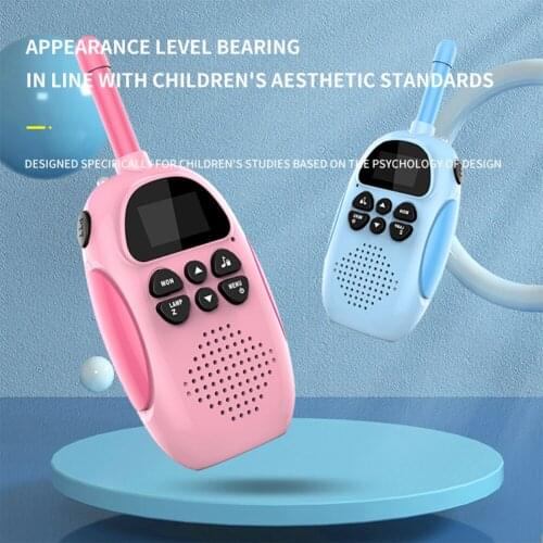 1 Pair Portable Handheld Kids Walkie Talkies Children Toy Interphone Parent-Child Educational Interactive Toys Birthday Gifts