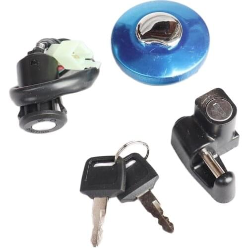 Ignition Fuel Tank Cap Helmet Anti-theft Lock for Monkey Z50 Bike