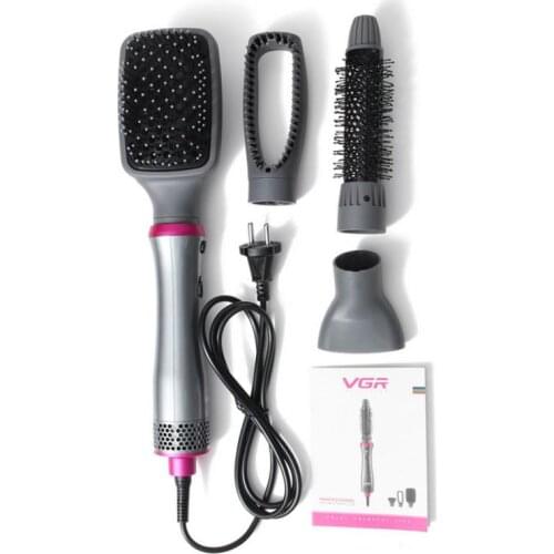 Negative Ion Comb Hair Dryer Straight Hair Comb Curly Hair Comb Multi-function Heating Hair Straightener Hair Curler Hair Style