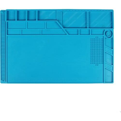 S-180 Heat Insulation Magnetic Silicone Soldering Pad Mat Desk Maintenance Platform For Phone & PC Repair Station