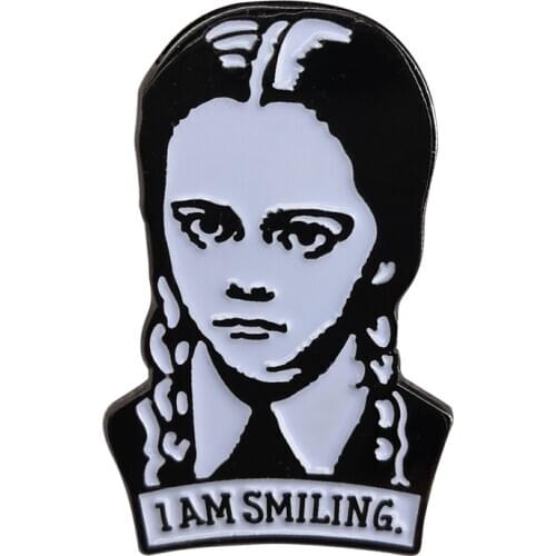 Wednesday Brooch Smash the Patriarchy Pin