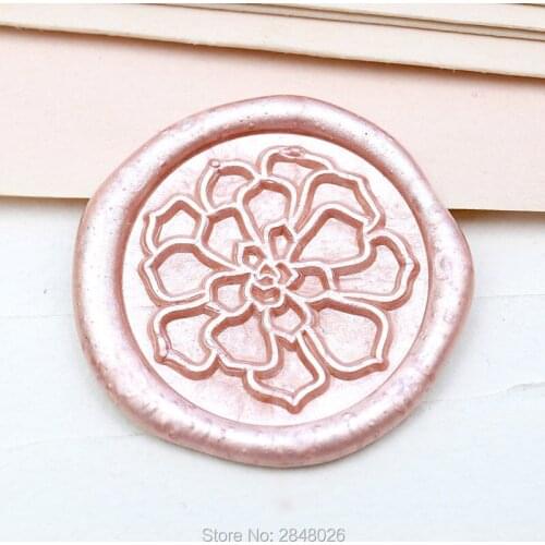 Succulent Seal Stamp, Botanical seal stamp,Wax Seal Stamp Kit, Wedding invitation seals,gift packing Party seal