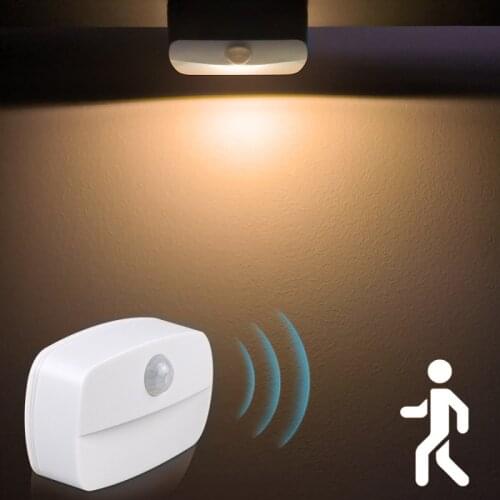 Motion Sensor Lights Wireless LED Night Light Corridor Closet Room Lamps For Bedroom Cabinet Energy Saving Night Lamp TSLM1