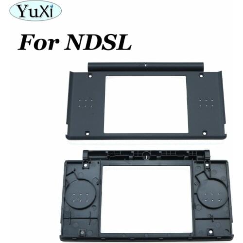 YuXi Upper Screen Inner Frame for DS Lite Frame Housing Shell Cover Case For NDSL Black Top Console