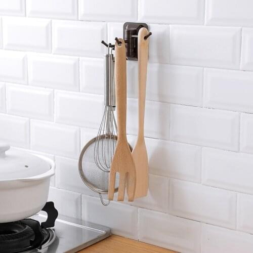 Rotating Hook Self-adhesive Towel Rack Bathroom Wall Shelf Free Punch Traceless Wall Mounted Hook UD88