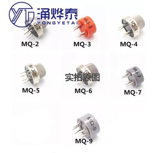 MQ-2/MQ-3/MQ-9/MQ-4/MQ-5/MQ-6/MQ-7 Liquefied gas/hydrogen/carbon monoxide/methane/gas/butane/combustible alcohol gas detector